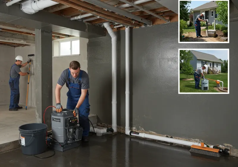 Basement Waterproofing and Flood Prevention process in Lowell, AR